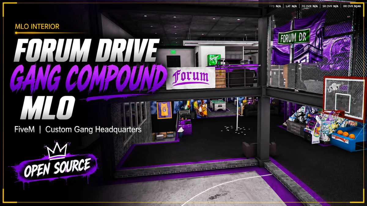 Forum Drive Gang Compound MLO FiveM | Custom Gang Headquarters | Open Source